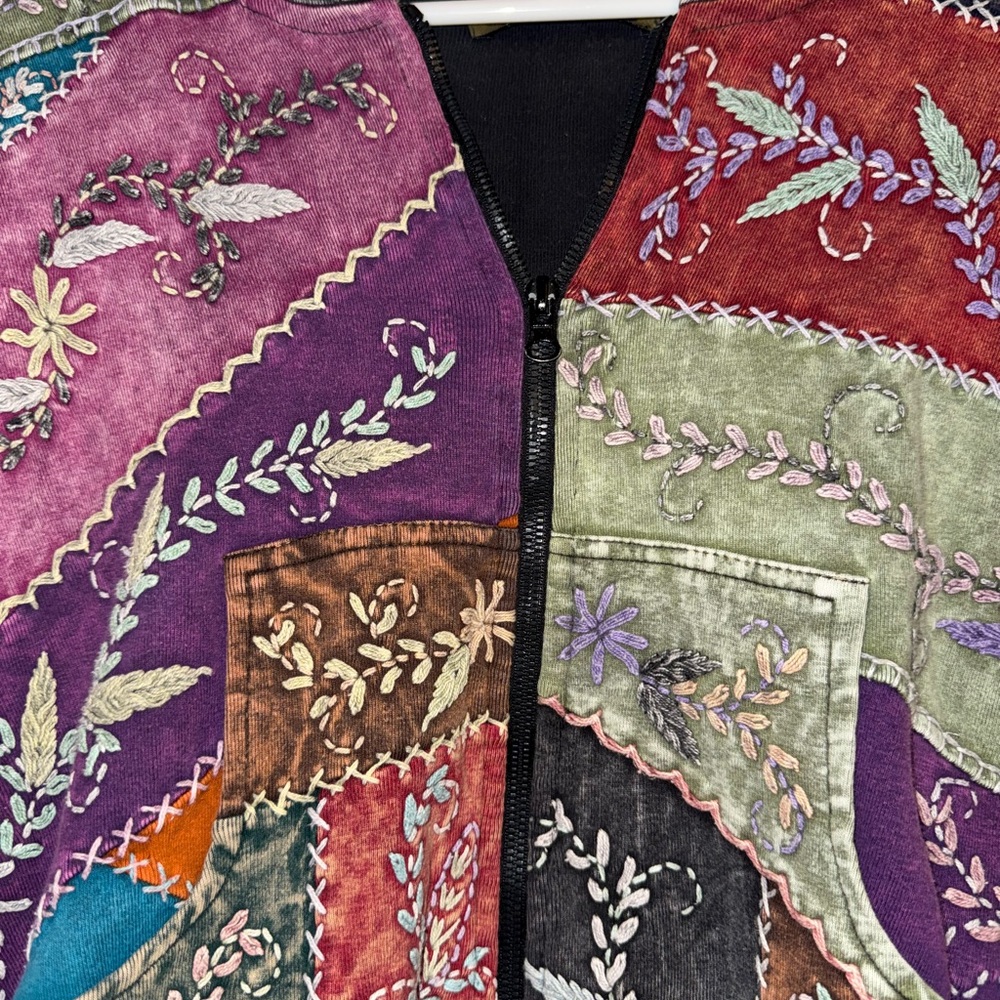 Studio Embroidered Patchwork Jacket - Picture 9 of 9